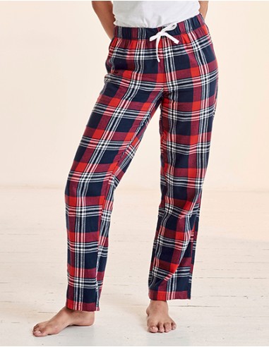 S-SK083-Womens Tartan Lounge Pants